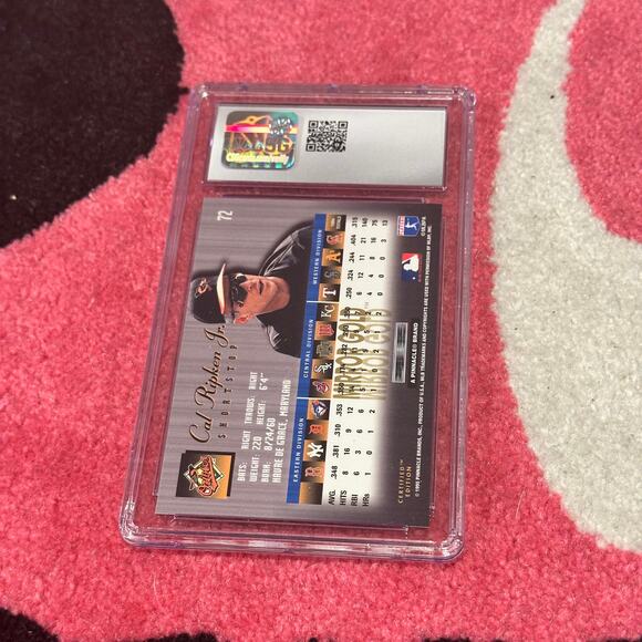 Cal Ripken Jr – 1995 Select Certified [Mirror Gold] #72 – CSG 8 Near Mint - Picture 4 of 5